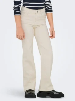 KOGJUICY Taille haute Wide Leg Fit Court Jeans