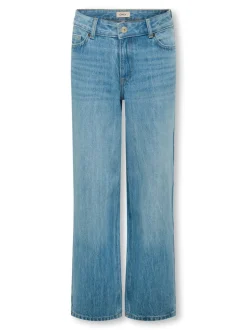 KOGLOPEZ Taille basse Wide Leg Fit Longueur cheville Jeans