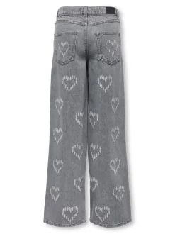 KOGLUMI Taille haute Wide Leg Fit Jeans