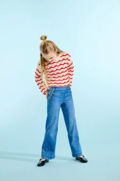 KOGMADISON Taille haute Wide Leg Fit Longueur cheville Jeans