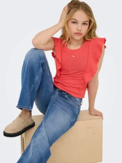KOGMADISON Taille moyenne Wide Leg Fit Jeans