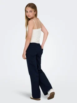 KOGNEW Pantalon à jambe large