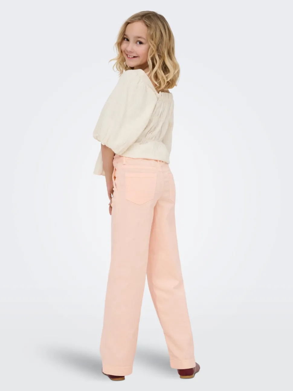 KOGNEW Pantalon à jambe large