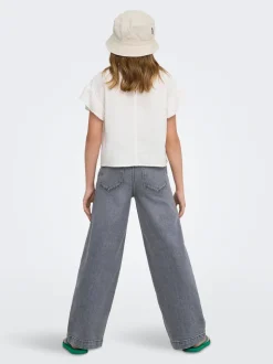 KOGNEW Taille moyenne Wide Leg Fit Jeans