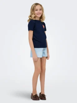 KOGROBYN Taille haute Regular Fit Short en denim