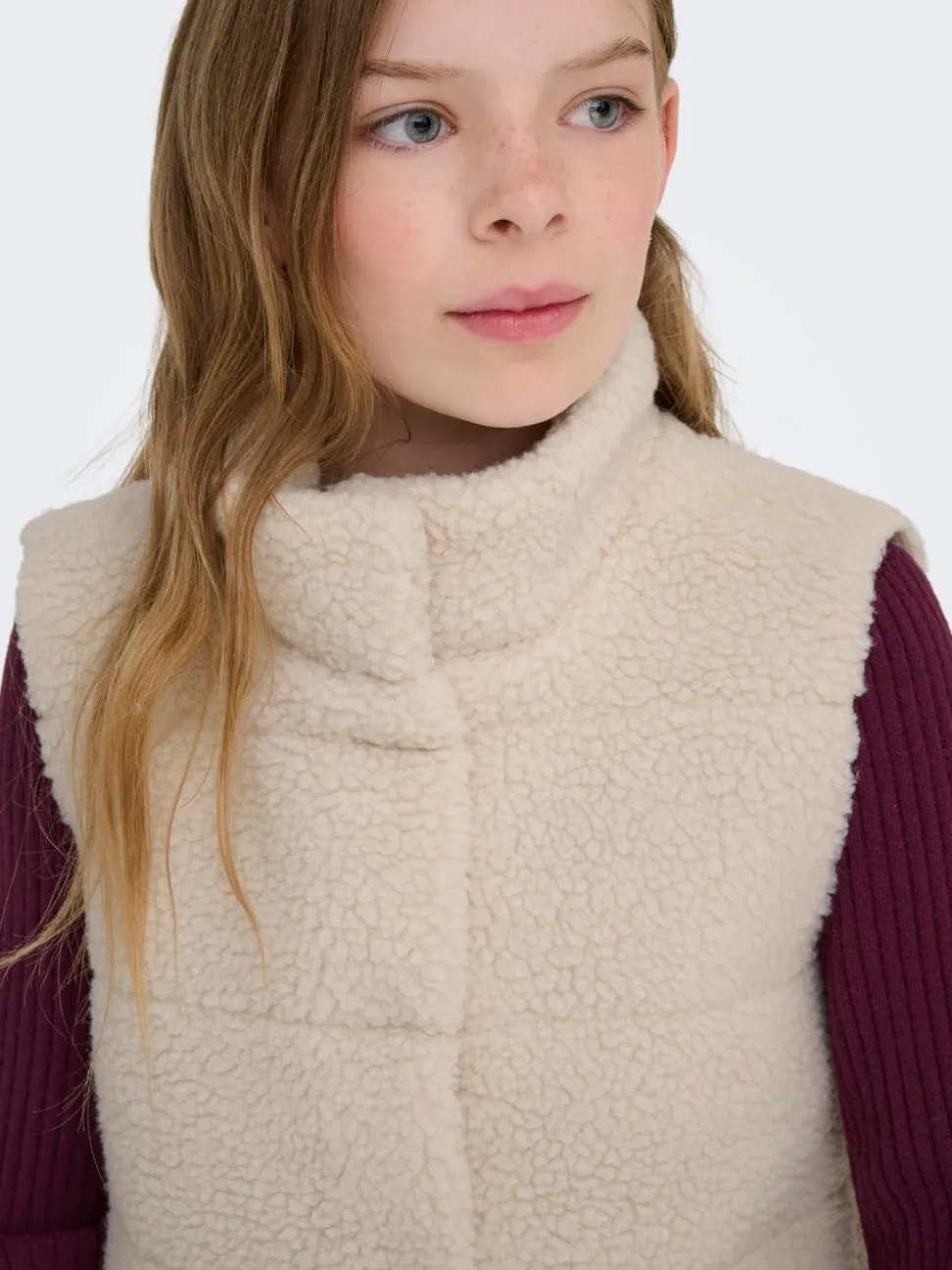 KOGSANDRA Gilet en peluche