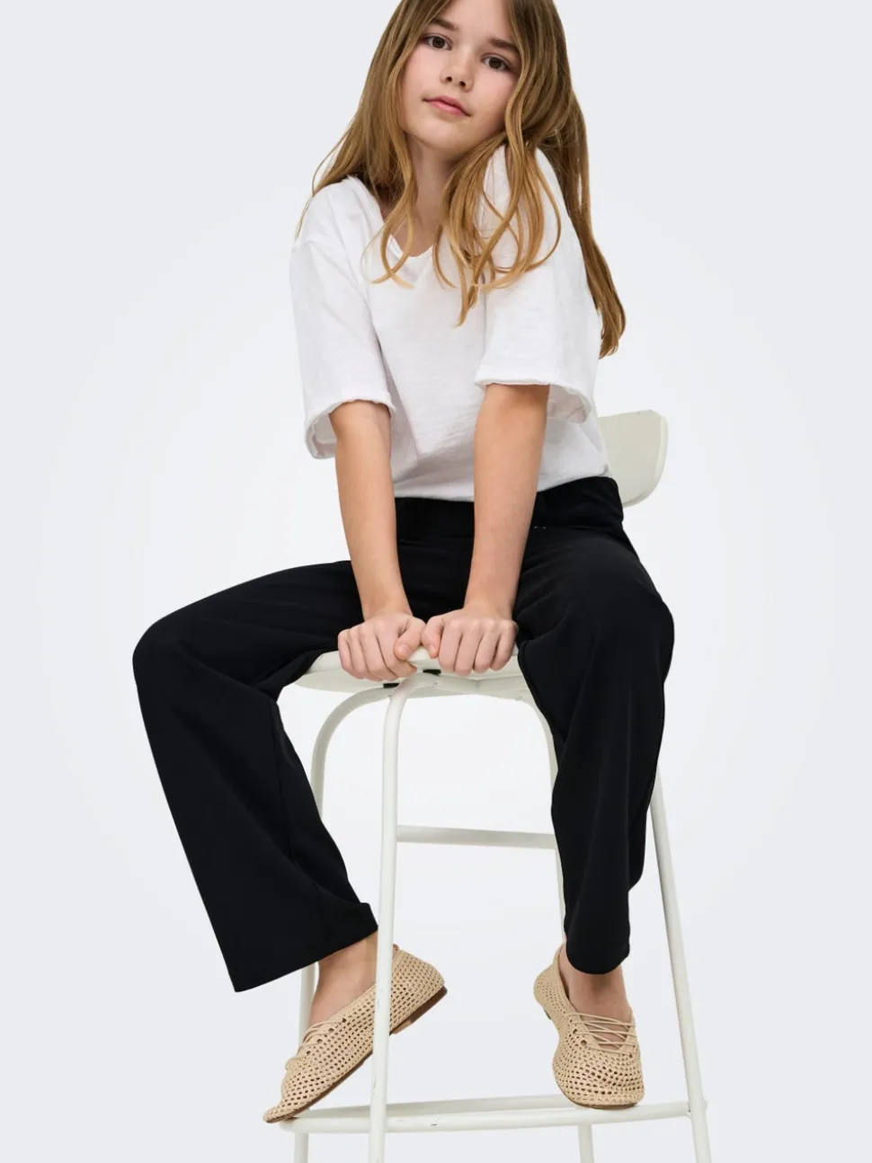 KOGSANIA Regular Fit Pantalon à jambe large