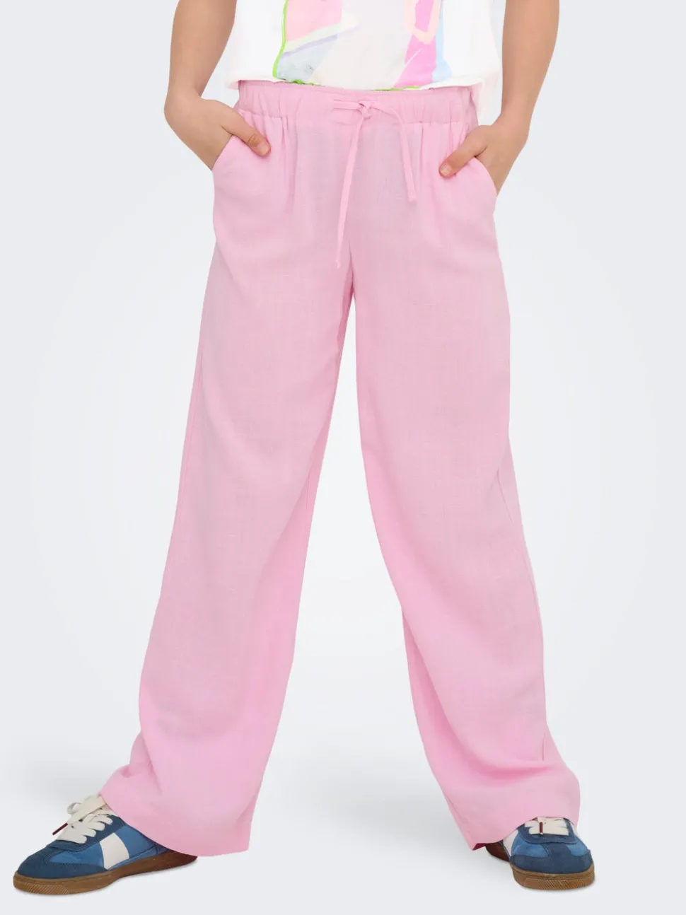 KOGSIESTA Straight Fit Lin Pantalon