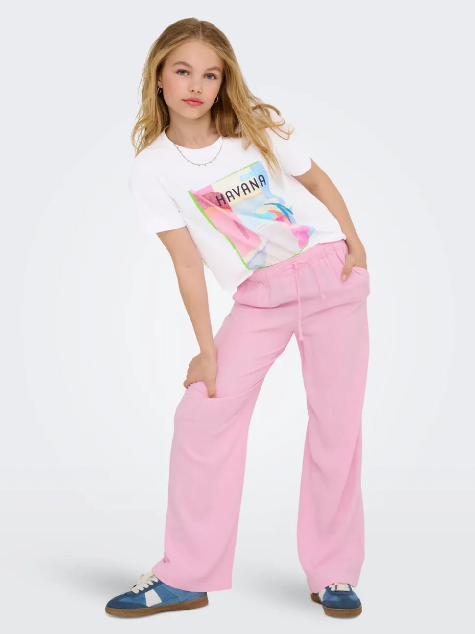 KOGSIESTA Straight Fit Lin Pantalon