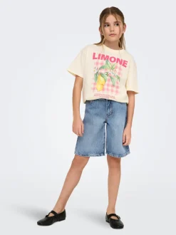 KOGSONNY Taille haute Regular Fit Short en denim