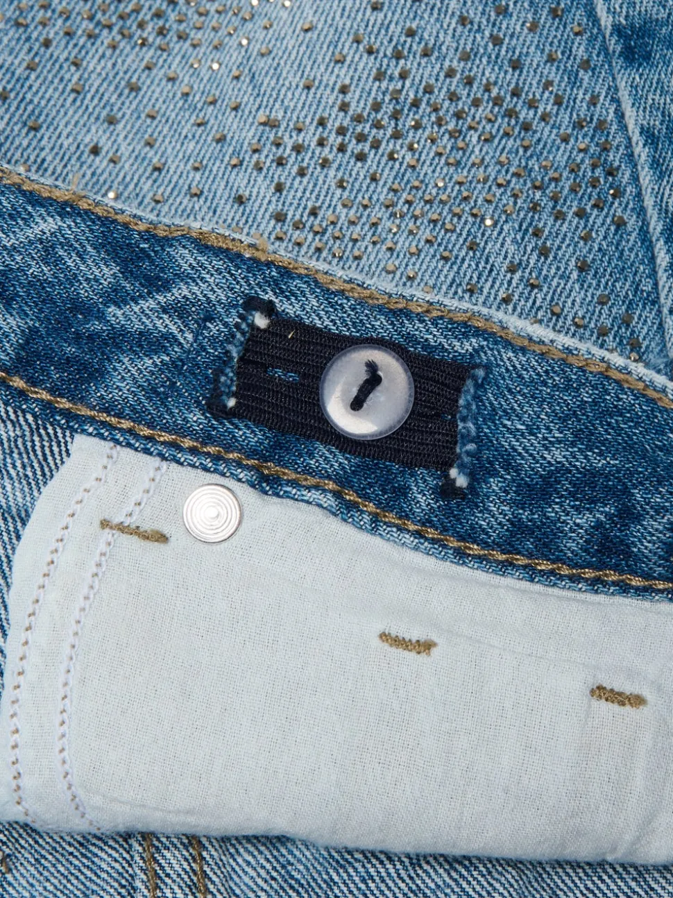 KOGSTELLA Jean Jupe en denim Jupe courte