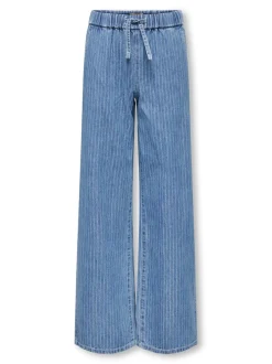 KOGYASMIN Taille moyenne Wide Leg Fit Jeans