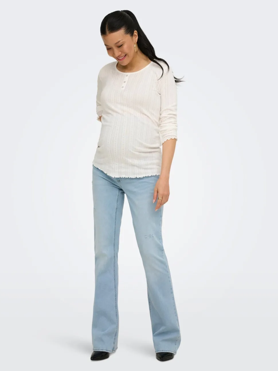 OLMBLUSH Flared Fit Jeans