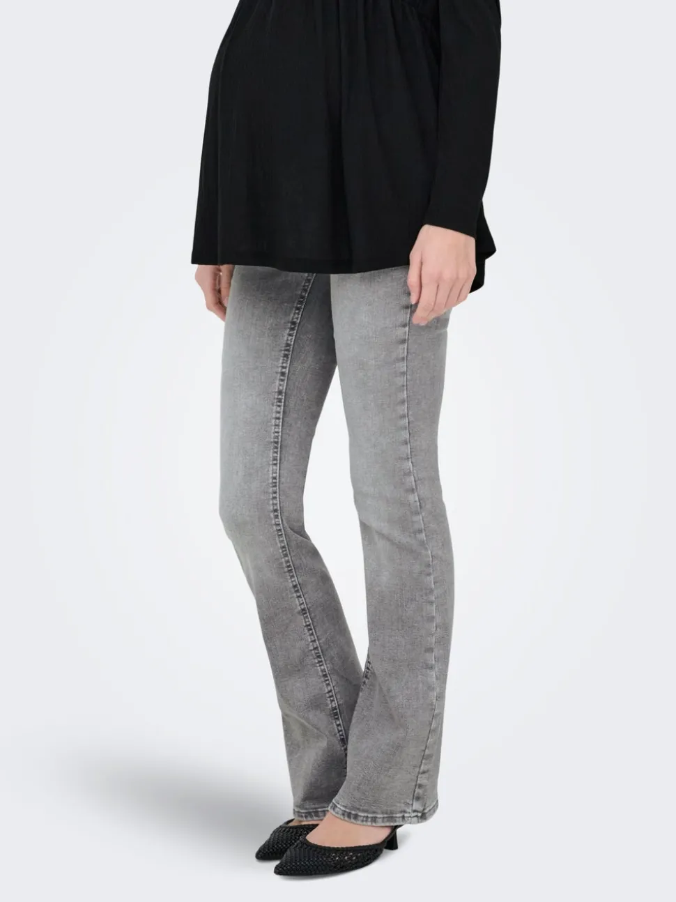 OLMBLUSH Taille moyenne Flared Fit Jeans
