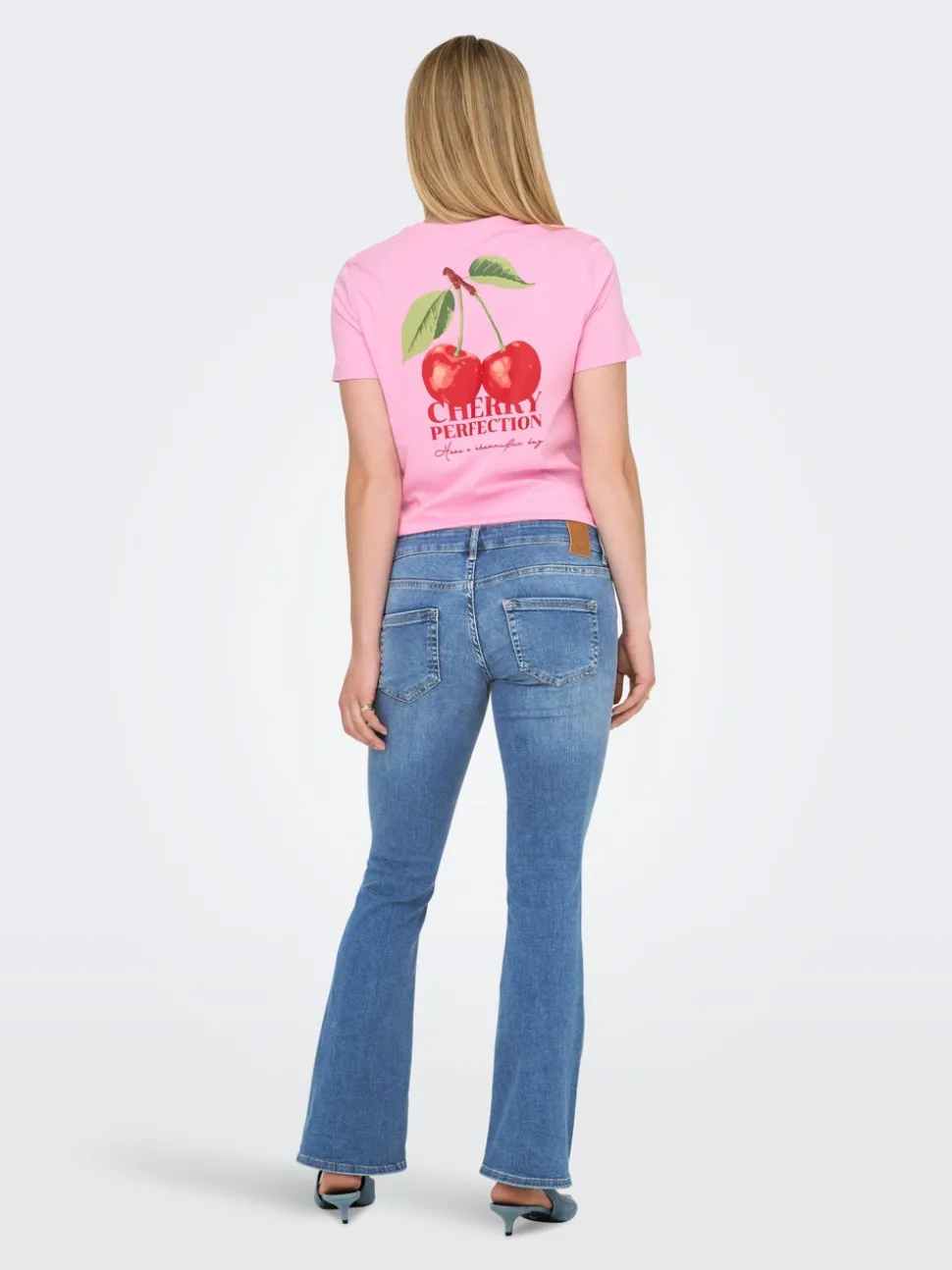 OLMBLUSH Taille moyenne Flared Fit Jeans