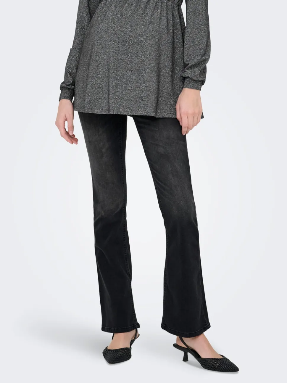 OLMBLUSH Taille moyenne Flared Fit Jeans