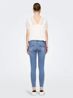 OLMBLUSH Taille moyenne Skinny Fit Longueur cheville Jeans