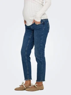 OLMBLUSH Taille moyenne Skinny Fit Longueur cheville Jeans