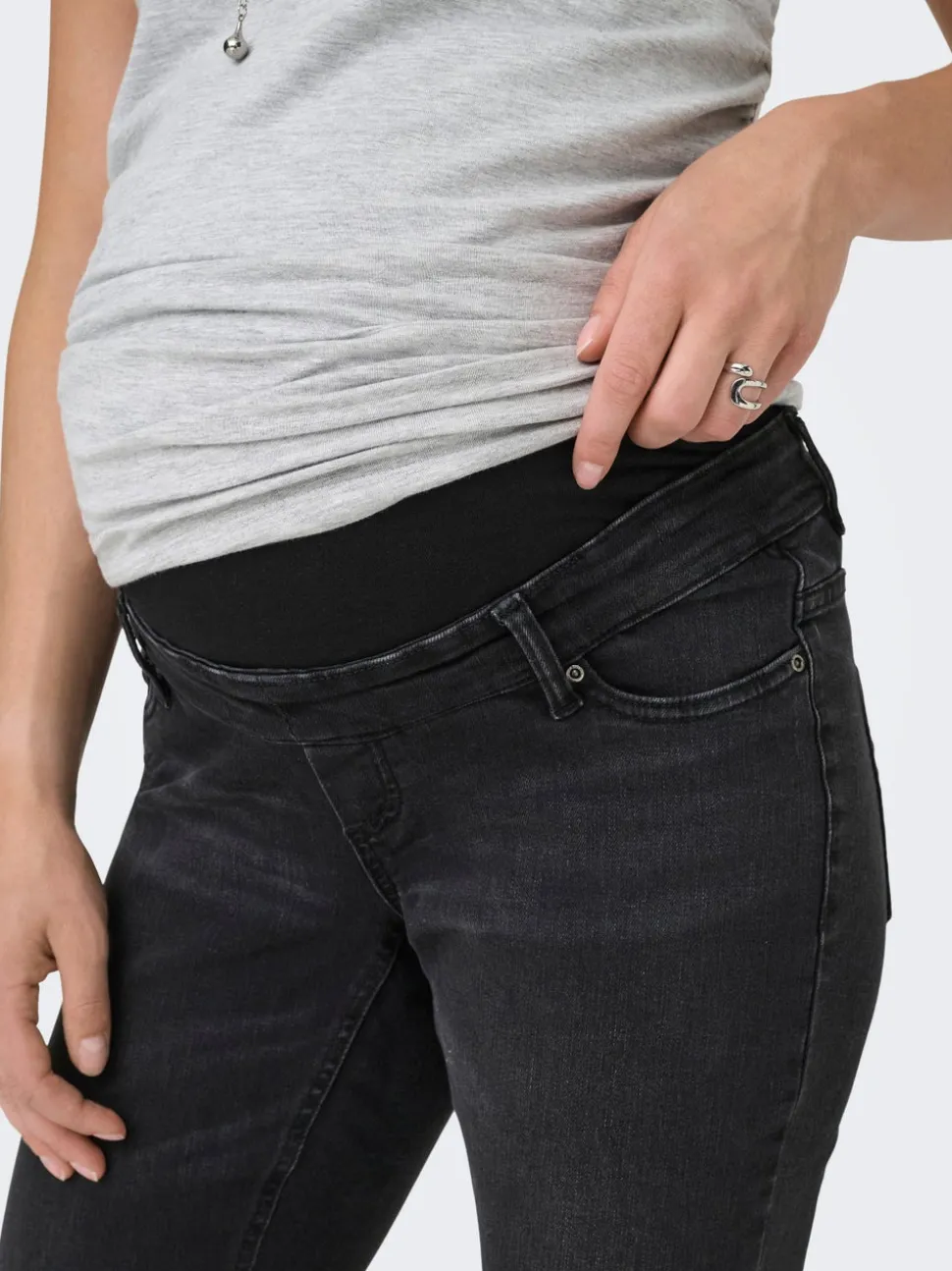 OLMBLUSH Taille moyenne Skinny Fit Longueur cheville Jeans