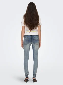 OLMBLUSH Taille moyenne Skinny Fit Longueur cheville Jeans