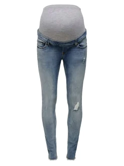 OLMBLUSH Taille moyenne Skinny Fit Longueur cheville Jeans