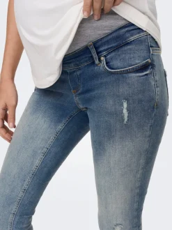 OLMBLUSH Taille moyenne Skinny Fit Longueur cheville Jeans