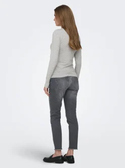 OLMBLUSH Taille moyenne Skinny Fit Longueur cheville Jeans