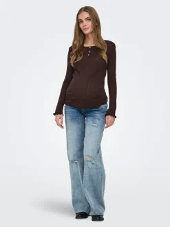 OLMBLUSH Wide Leg Fit Jeans