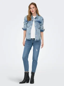 OLMCATWALK Taille haute Mom Fit Longueur cheville Jeans