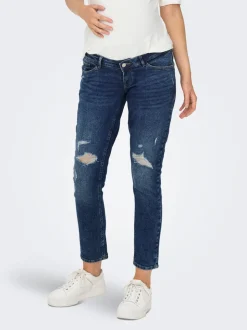 OLMENEDA Taille haute Straight Fit Longueur cheville Jeans