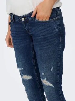 OLMENEDA Taille haute Straight Fit Longueur cheville Jeans