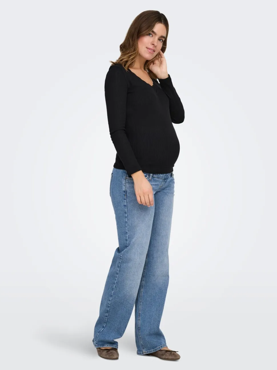 OLMJUICY Taille haute Straight Fit Jeans