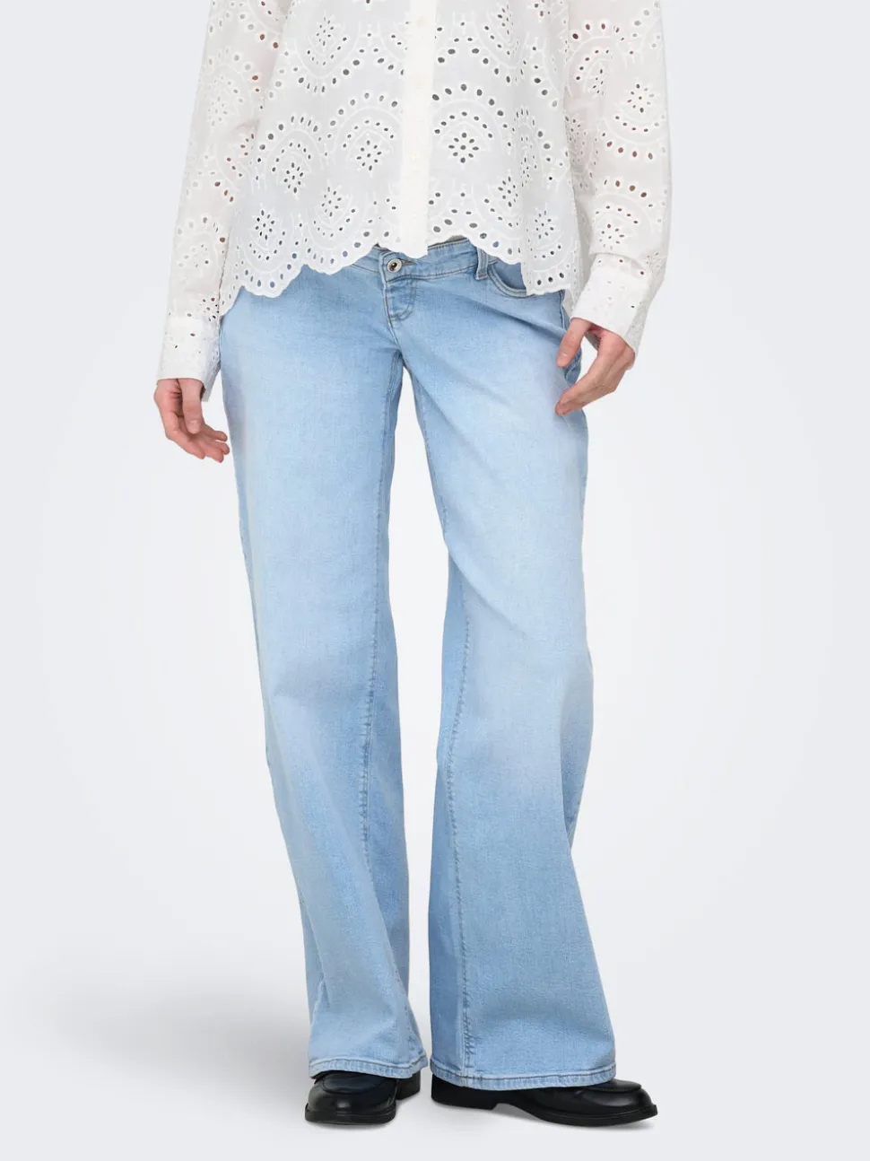 OLMJUICY Wide Leg Fit Jeans