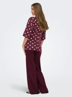 OLMLOLA Regular Fit Pantalon à jambe large