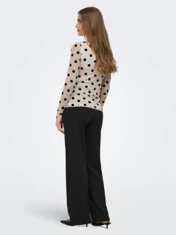 OLMMANIA Regular Fit Pantalon à jambe large