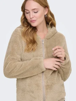 OLMNEWANNA Manteau en peluche