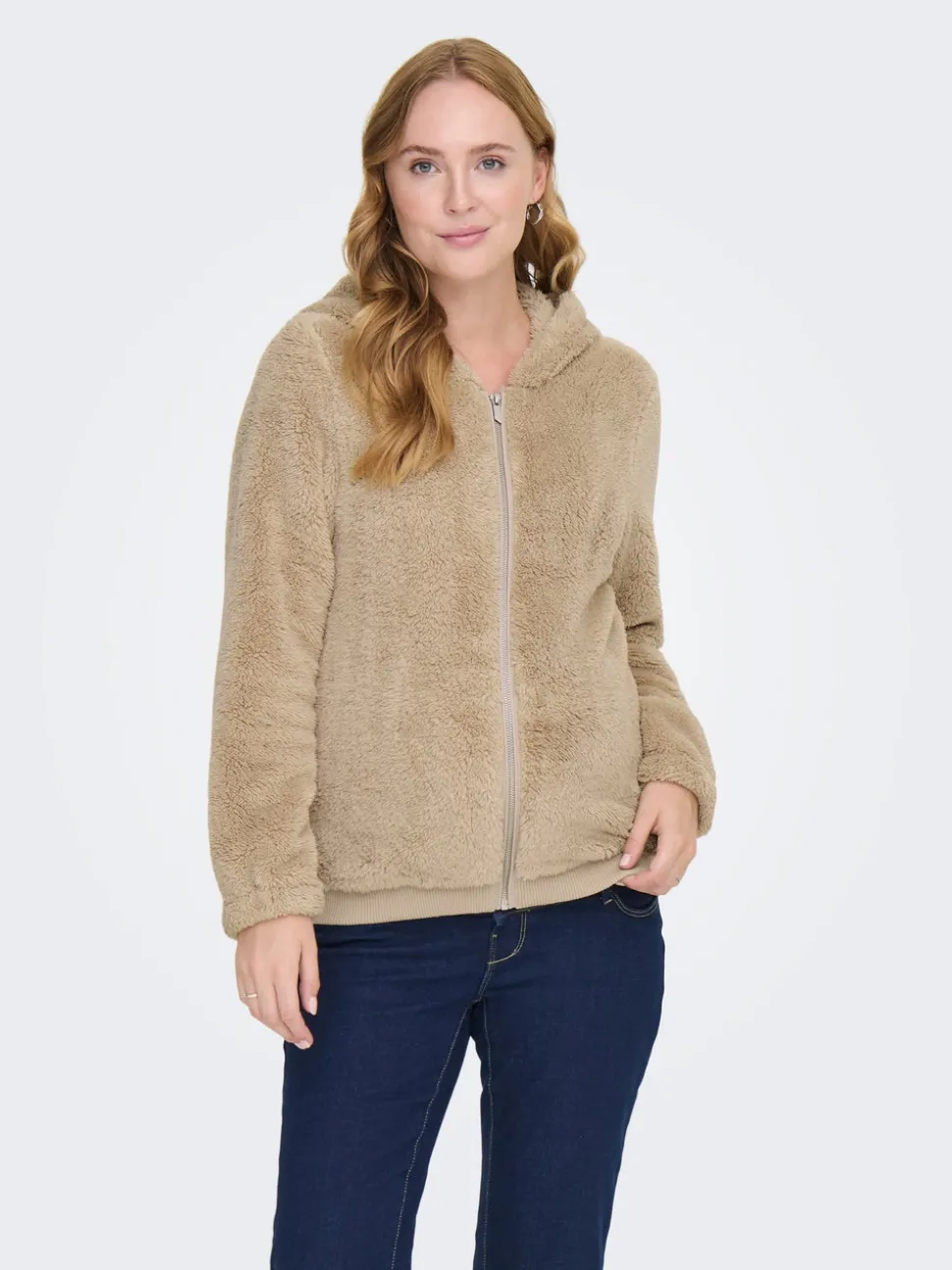 OLMNEWANNA Manteau en peluche