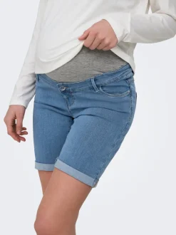 OLMRAIN Bodycon Fit Short en denim