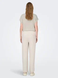 OLMSIESTA Straight Fit Lin Pantalon