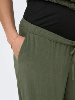 OLMSIESTA Straight Fit Lin Pantalon