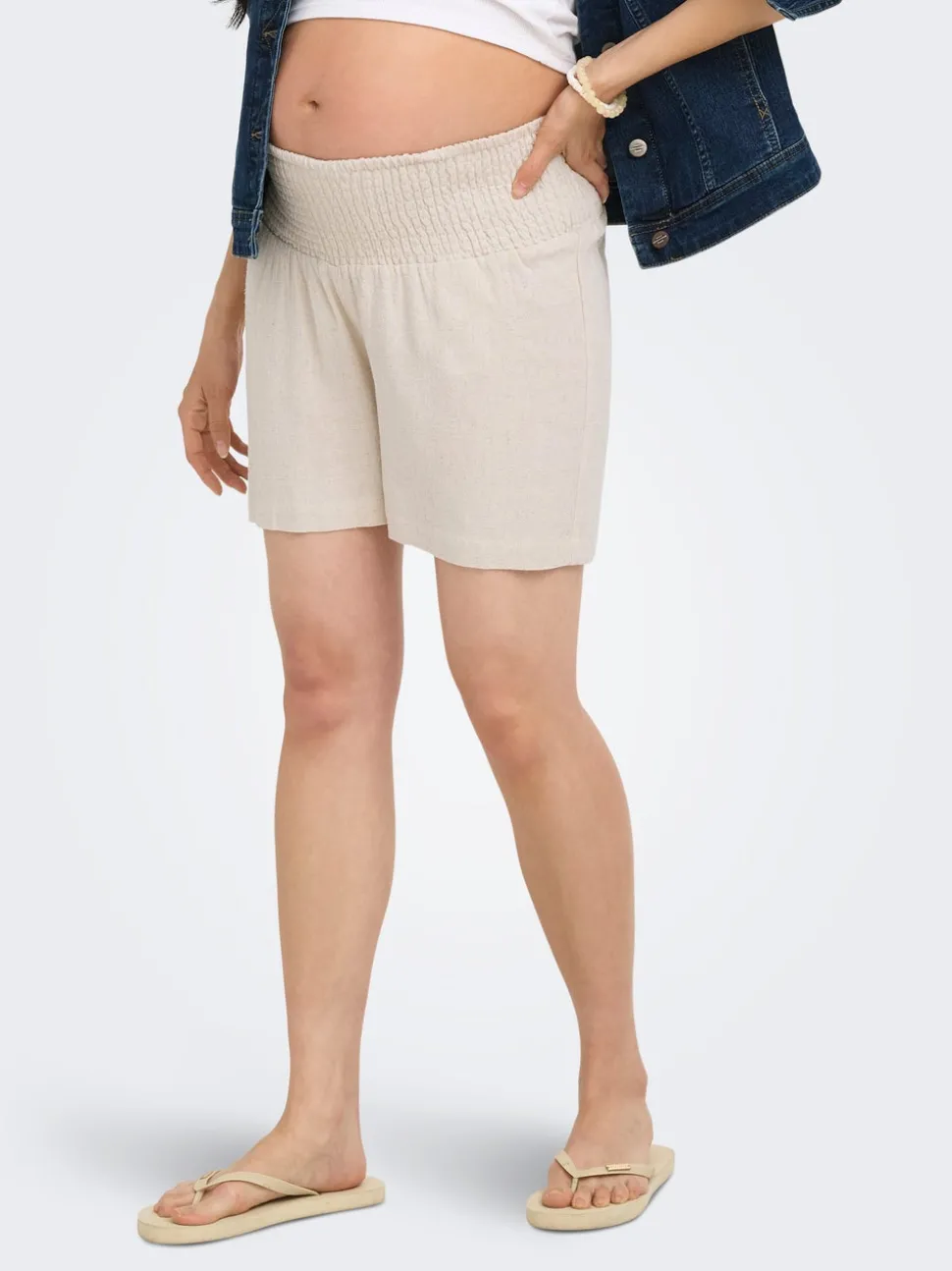OLMSIESTA Taille moyenne Regular Fit Lin Short