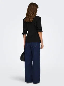 OLMSNOW Taille haute Wide Leg Fit Jeans