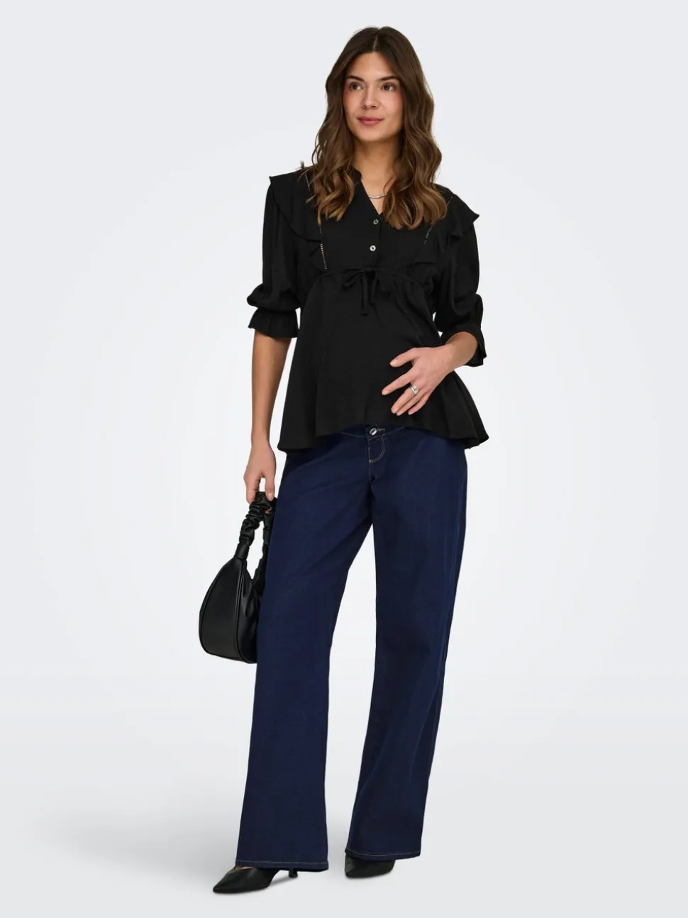 OLMSNOW Taille haute Wide Leg Fit Jeans