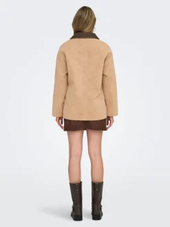 ONLAGGIE Veste en daim