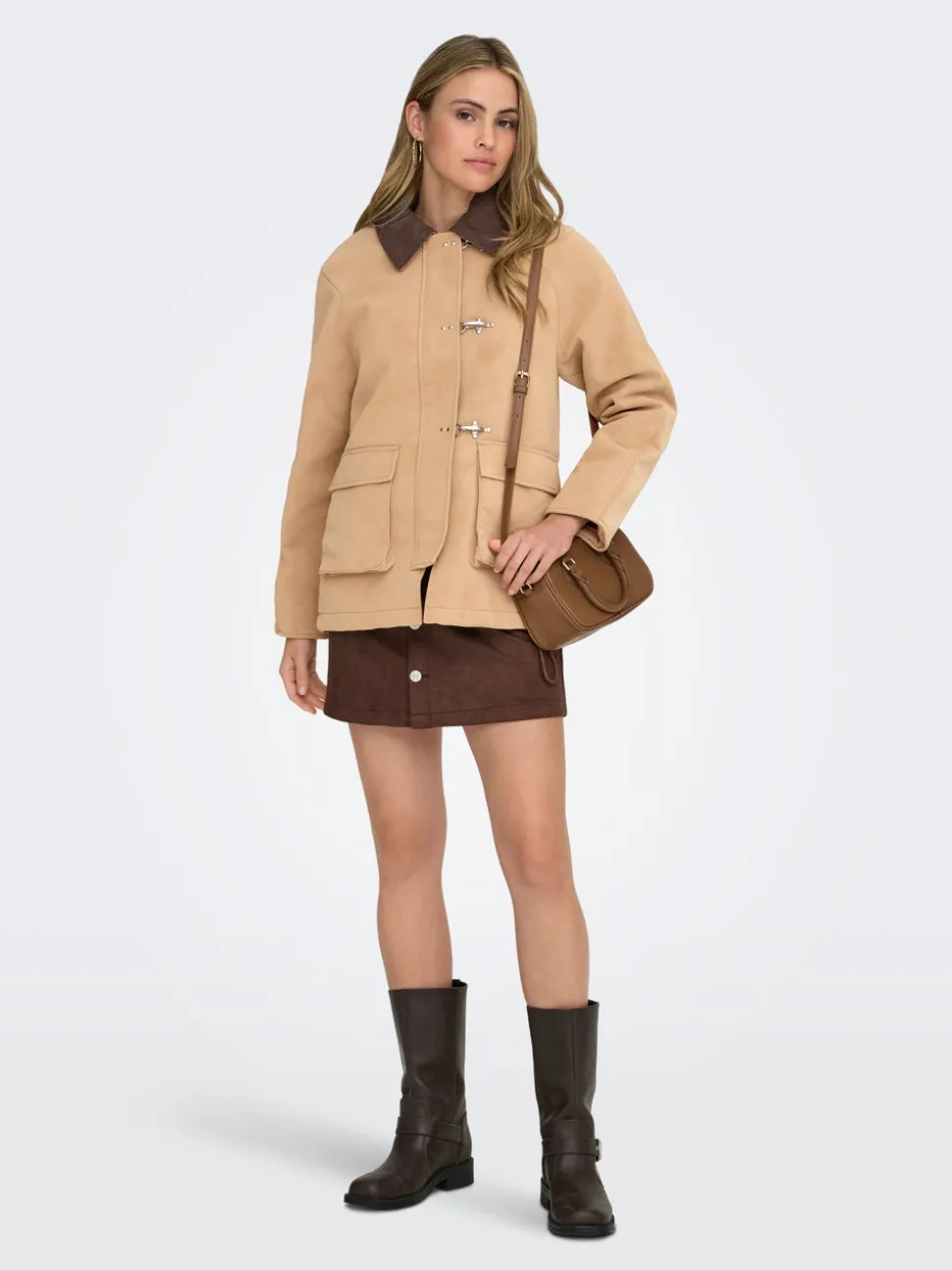 ONLAGGIE Veste en daim