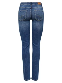 ONLALICIA Taille moyenne Straight Fit Jeans