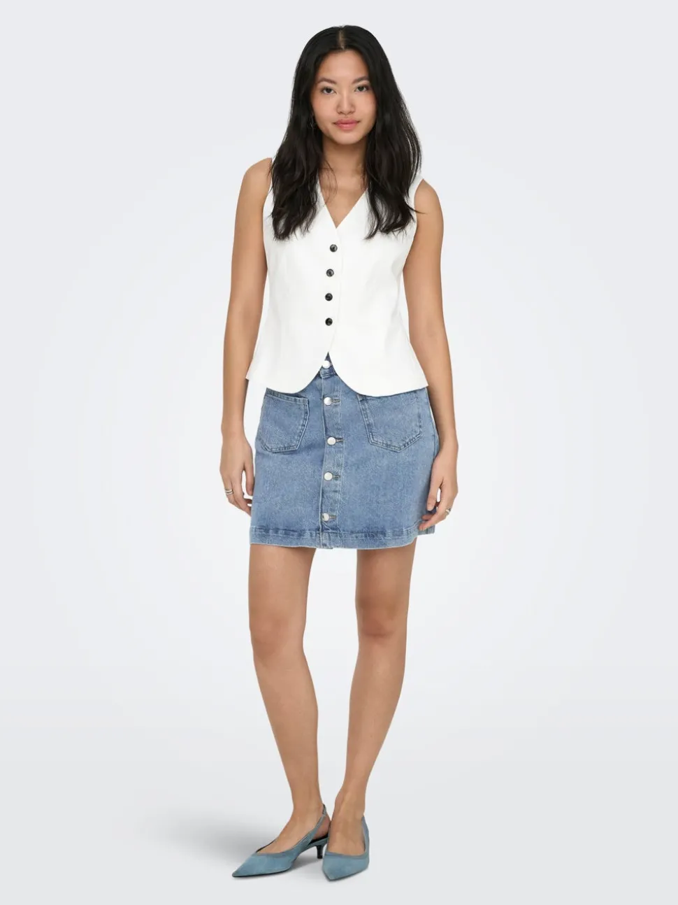 ONLAMAZING Jean Jupe en denim Jupe courte