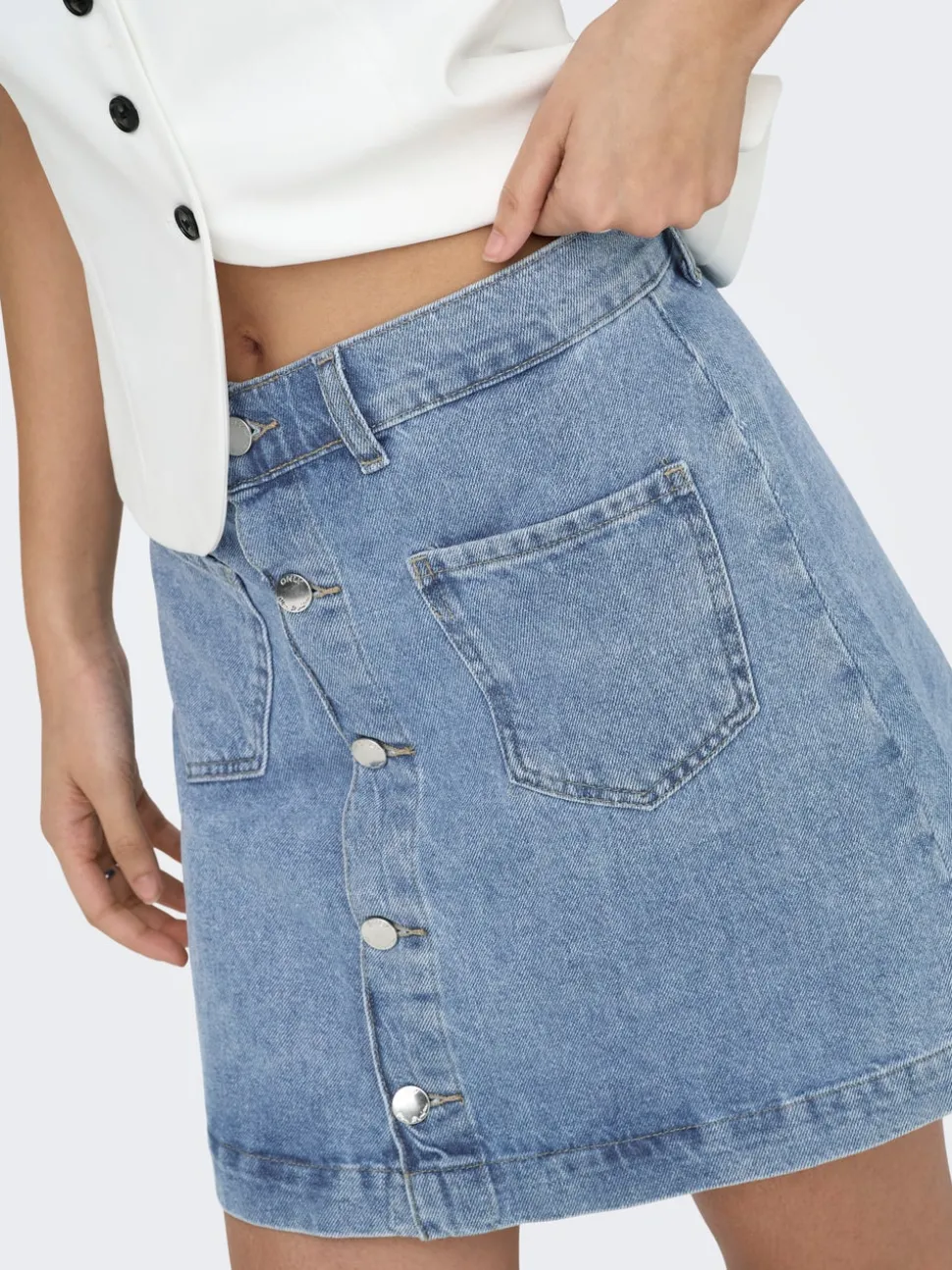 ONLAMAZING Jean Jupe en denim Jupe courte