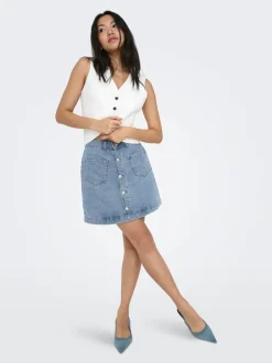 ONLAMAZING Jean Jupe en denim Jupe courte