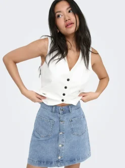 ONLAMAZING Jean Jupe en denim Jupe courte